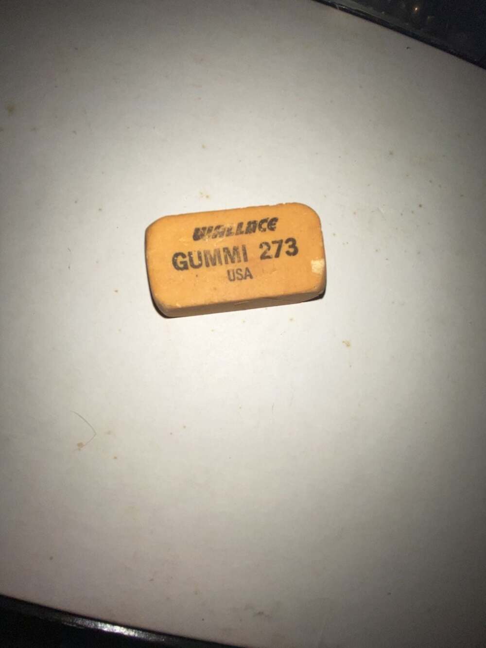 Vintage Wallace Gummi 273 Art Gum Eraser USA